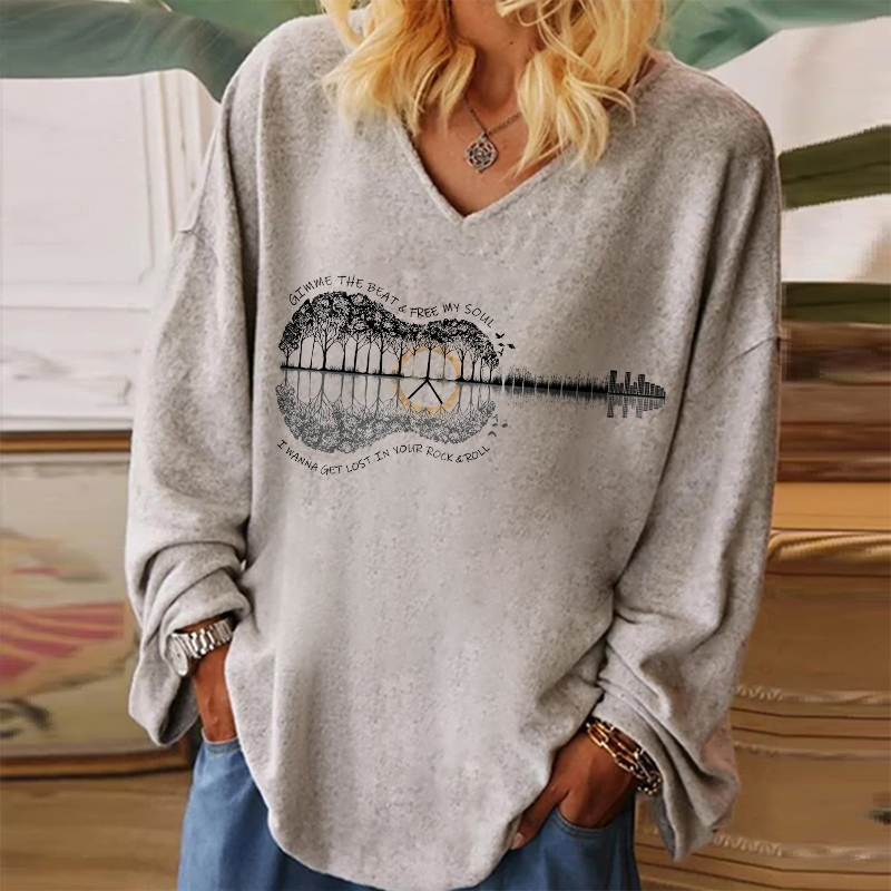 I Wanna Get Lost In Your Rock & Roll Printed T...