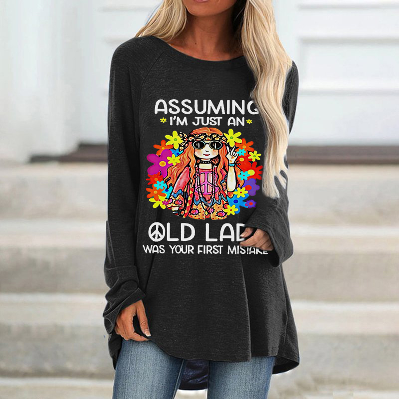 Women's Funny Assuming I'm Just An Old Lady Was Yo...