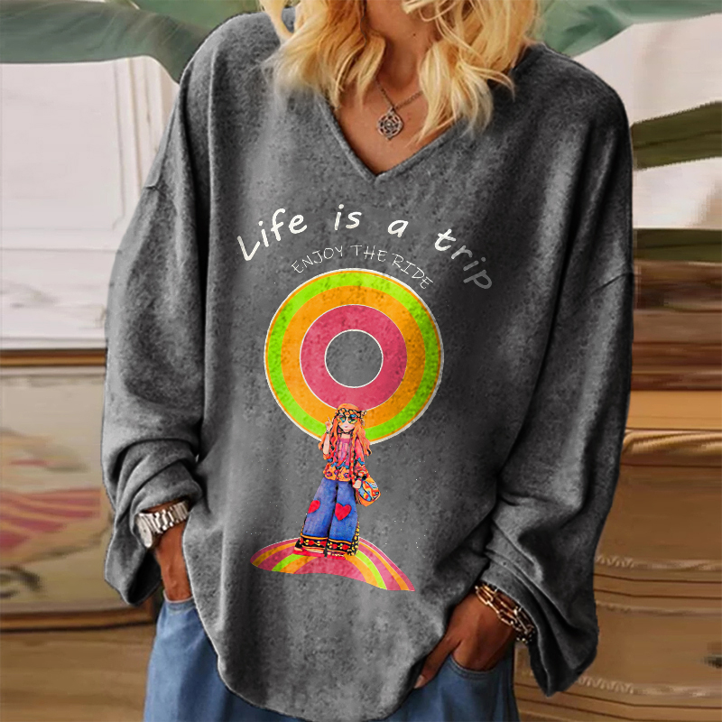 Life Is A Trip Long Sleeve Shirts