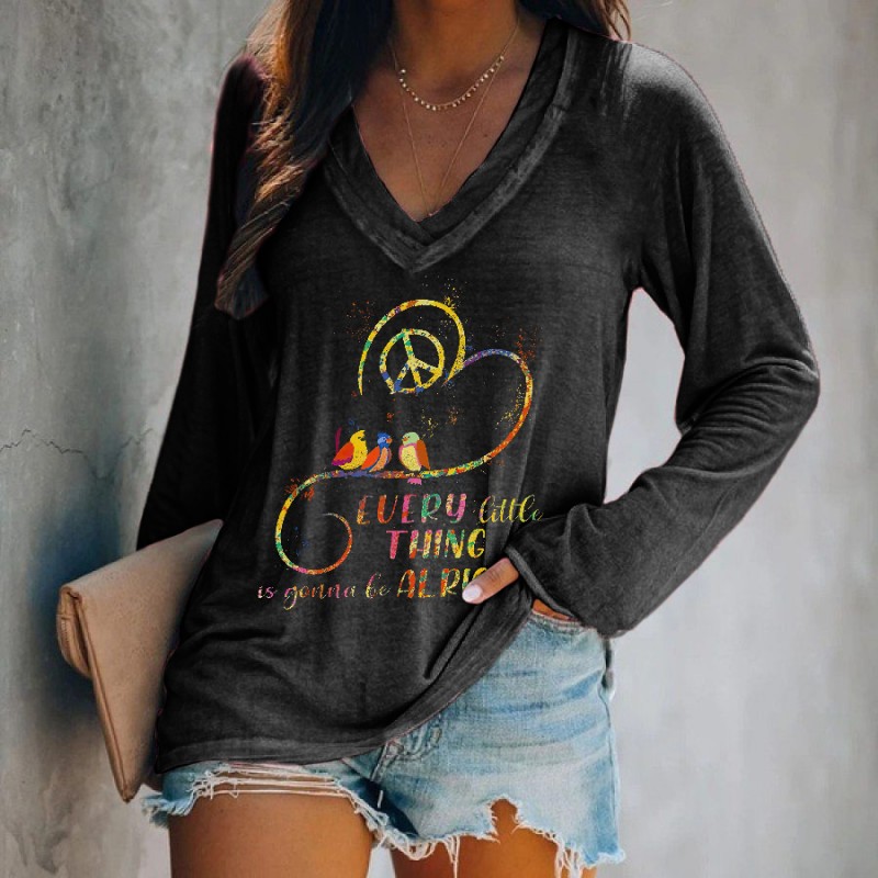 Every Little Thing Is Gonna Be Alright Printed Lon...