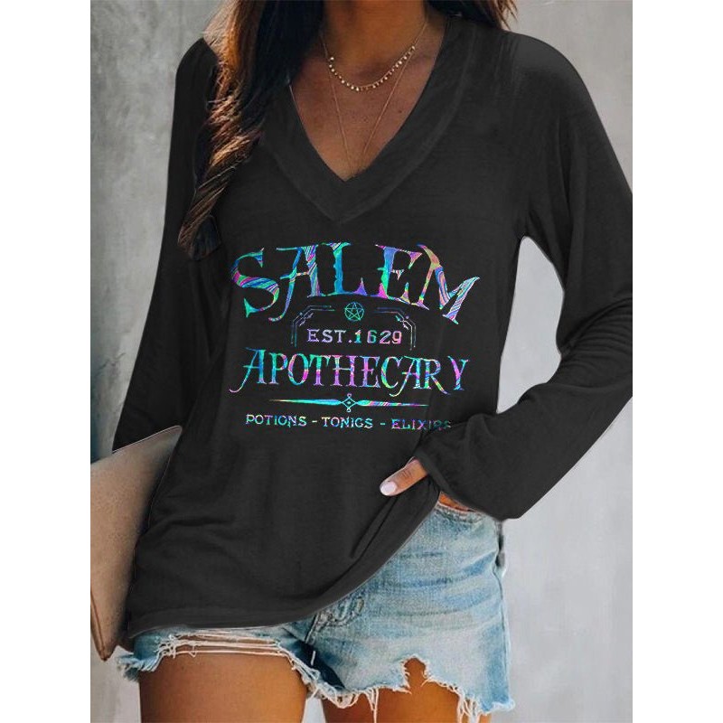 Salem Apothecary Printed Women's T-shirt
